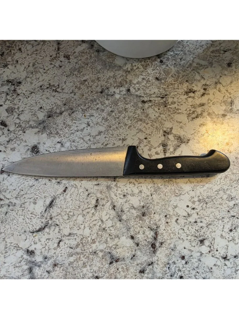 Wüsthof 4562 Trident Solingen Germany 18cm Chefs Knife Stainless Steel Black Han